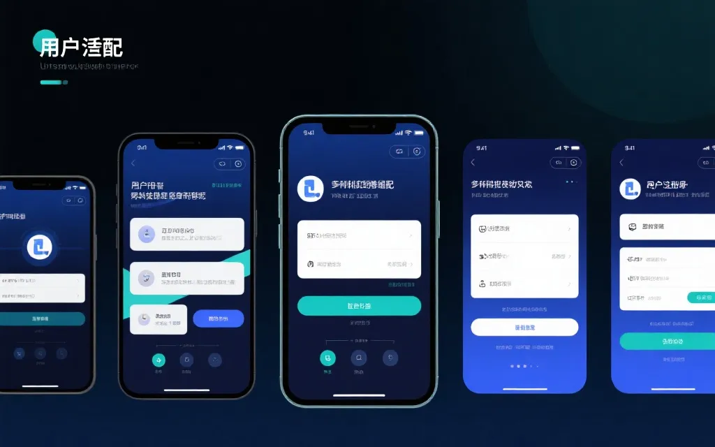 多设备适配的注册流程示意，用户友好界面